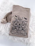 Haunted House Halloween Bats Sweatshirt or Hoodie