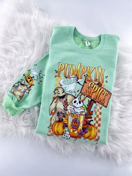 Pumpkin Spice Halloween Boogie Sweatshirt or Hoodie