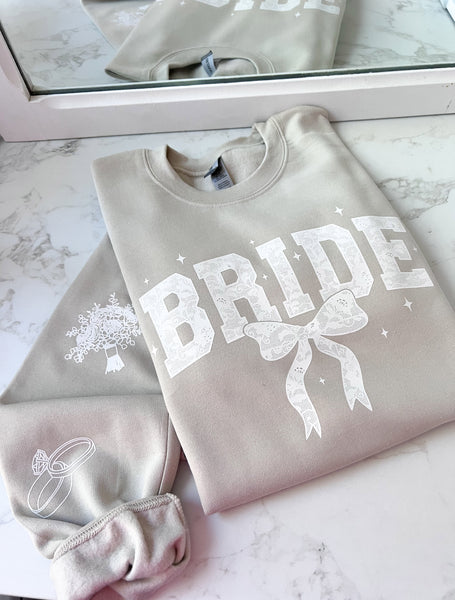 Bride Lace Bow ~ Tshirt, Sweatshirt or Hoodie