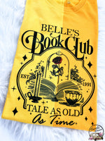 Belle's Book Club Tale as Old as Time Colorblock ~ Tshirt or Sweatshirt