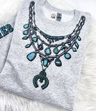 Turquoise Wild Ones Sweatshirt