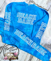 Beach Babe Ocean Tie Dye Jogger Pants