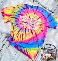 Beach Babe Sunet Tie Dye Short Sleeve Shirt