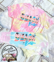 Beach Bum Tropics Tie Dye Short Sleeve Shirt