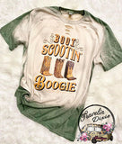 Boot Scootin Boogie Bleached Short Sleeve Shirt