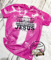 Cross - I don't think Jesus does it that way Bleach Tee