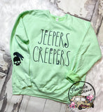 Jeepers Creepers Mint FontDeco Tshirt, Sweatshirt or Hoodie