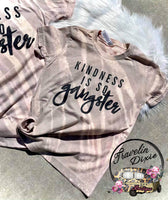 KIDS Kindness is Gangster Bleached Short Sleeve