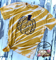 Leopard Pumpkin Bleached Tee