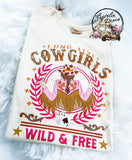 Long Live Cowgirls ~ Fringe Comfort Colors Tee or Sweatshirt