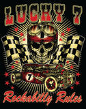 Men's Lucky 7 Rockabilly Rules - Short Sleeve Shirt