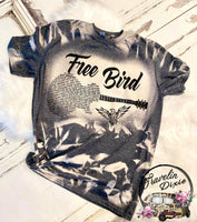 Free Bird Bleached Bane Short Sleeve Shirt