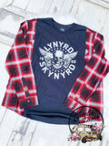 Lynard Skynard Dixie Smashup Reworked TFlannel ~ Authentic Tee ~ Limited Quantity