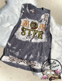 MOMster Life Leopard Brushed Bleached Muscle Tank