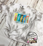 Music City Nashville Tie Dye Tshirt, Sweatshirt or Hoodie