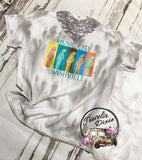 Music City Nashville Tie Dye Tshirt, Sweatshirt or Hoodie