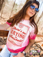 No Crying in Baseball Shoulder Bleached Tee