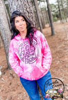 Punch Today in the Face Tie Dye Hoodie ~ Hooded Sweatshirt