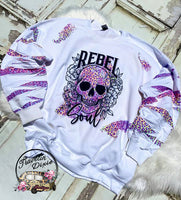 Rebel Soul Leopard Splatter Crewneck Sweatshirt