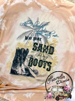 Sand in My Boots Bleached Short Sleeve Shirt