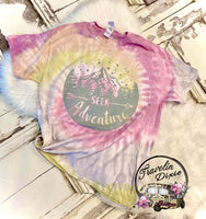 Seek Adventures Tie Dye Short Sleeve Shirt