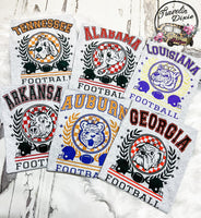 Pick your Team ~ College Football State Crest ~ Tshirt, Sweatshirt or Hoodie Sm-5X