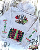 Leopard Christmas Truck Hoodie