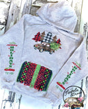 Leopard Christmas Truck Hoodie