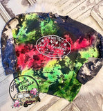 Whoville Christmas Galaxy Tie Dye Tshirt, Long Sleeve or Sweatshirt