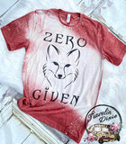 Zero Fox Given Diagonal Bleached Short Sleeve Shirt